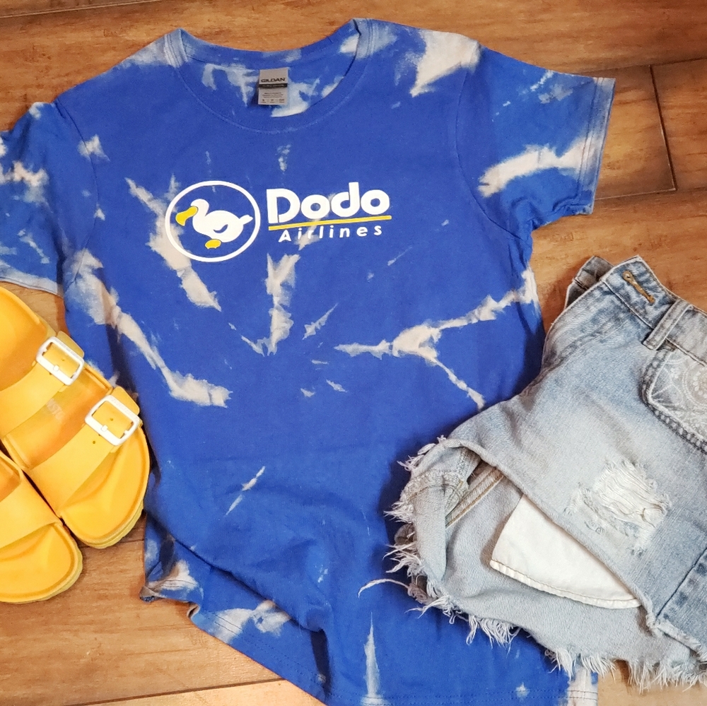 Custom DODO Airlines bleached tee